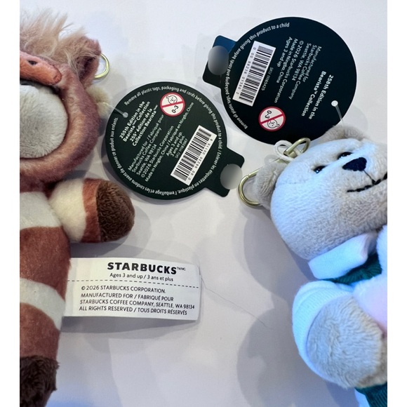 Starbucks Bearista 255th & 258th 2026
Limited Editions Keychains Bundle NWT - Picture 13 of 16